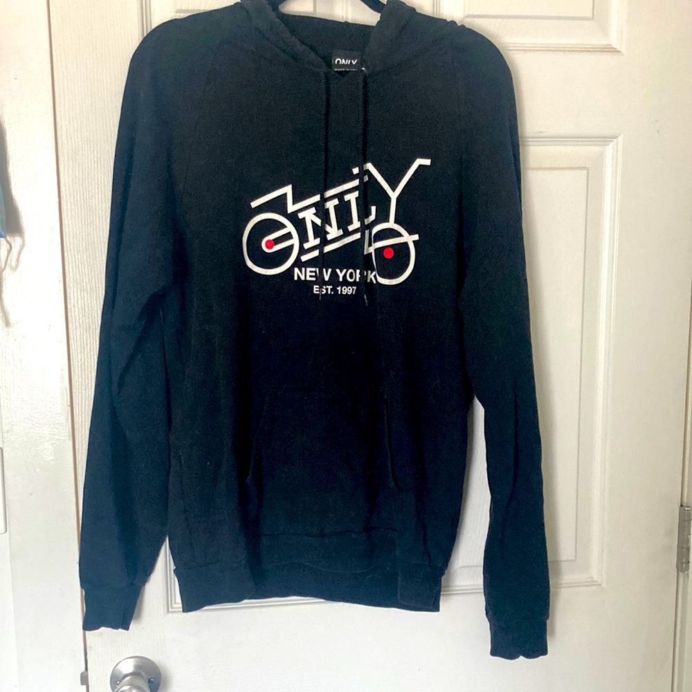 Vintage Only Ny Hoodie, black with bike logo